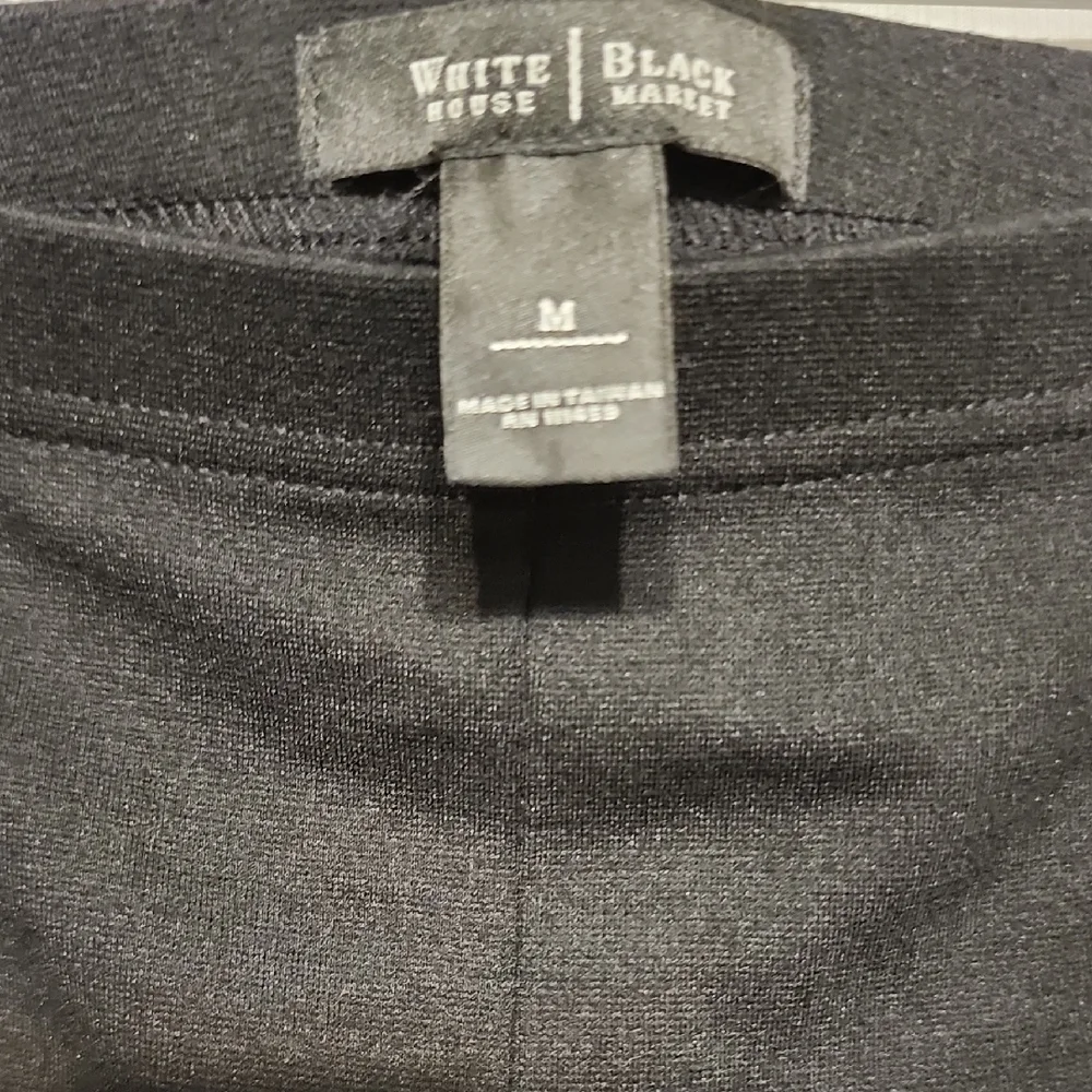 White House Black Market Split Ankle Black Leggings